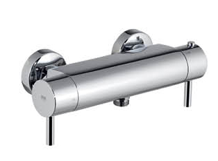 Hotbath buddy 008 thermost.douchemengkraan opbouw geborsteld nikkel 1/2 doucheslang onderaansluiting afbeelding 4