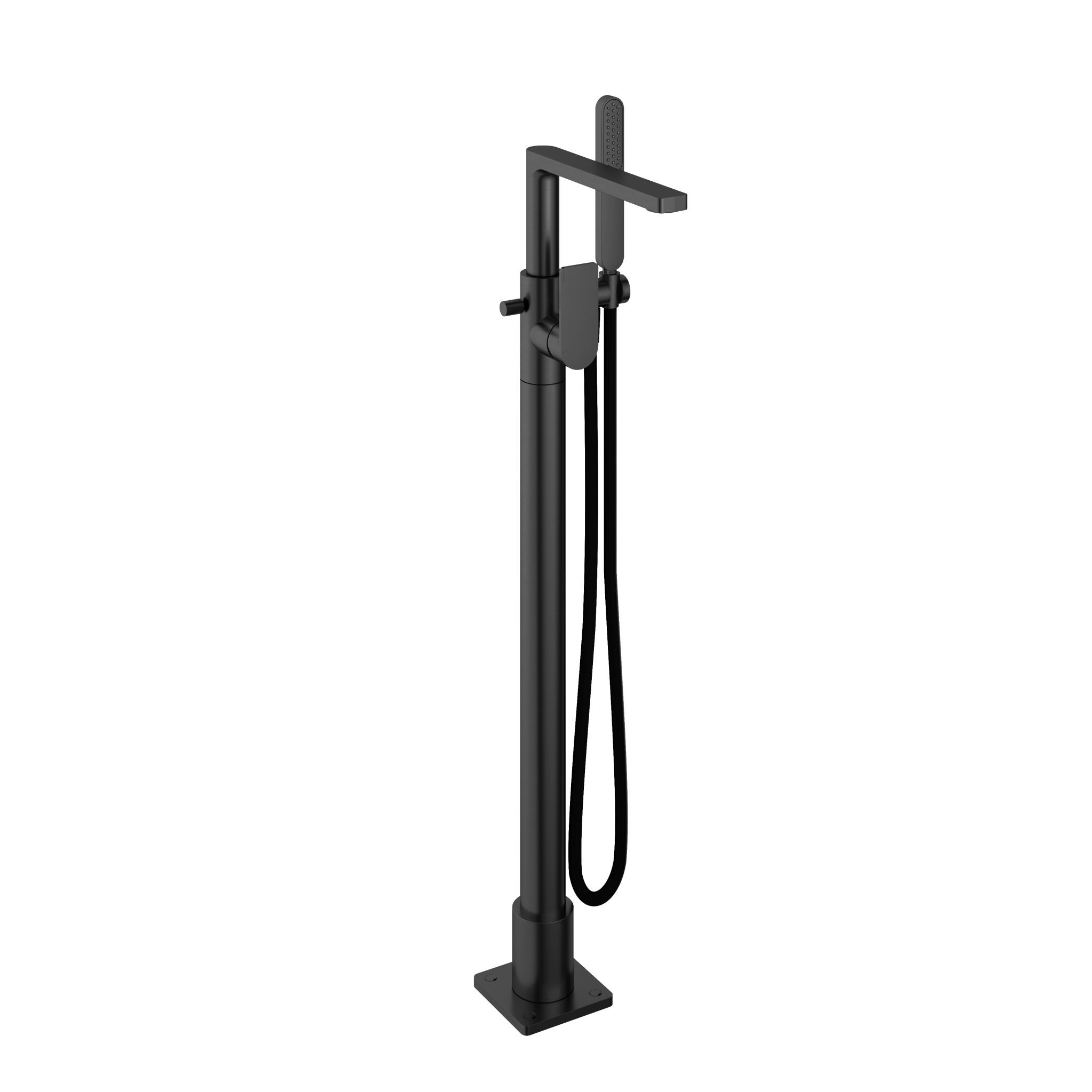 Hotbath badmengkraan met draaibare uitloop vloermontage bgp - geborsteld gunmetal pvd afbeelding 3