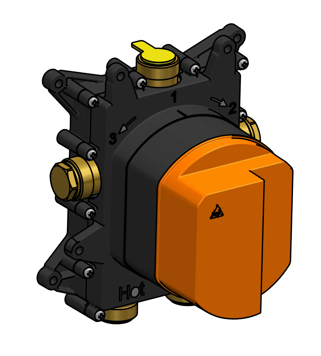 Hotbath high flow inbouwbox afbeelding 4