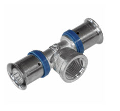 Kekelit kelox ux mess pers t-stuk 32x1/2x32 bn afbeelding 2