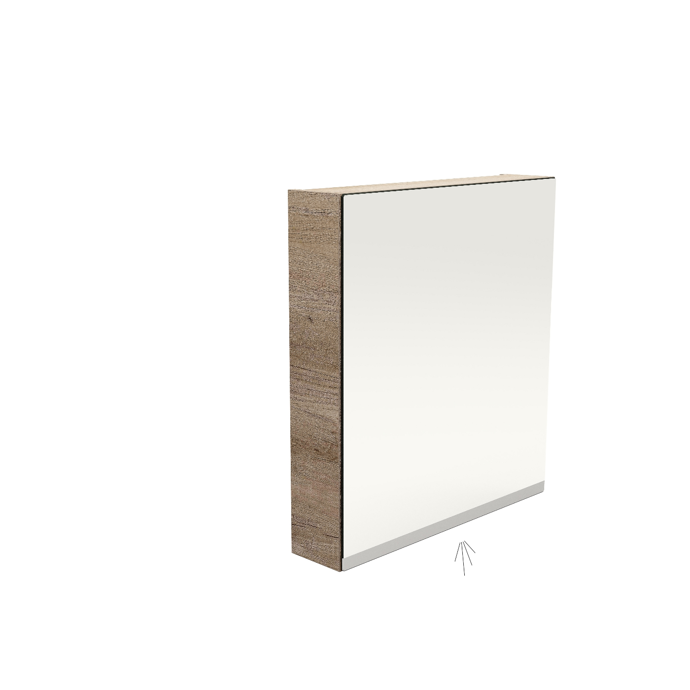 spiegelkast + verwarming +led SSKO 612 R-F afbeelding 2