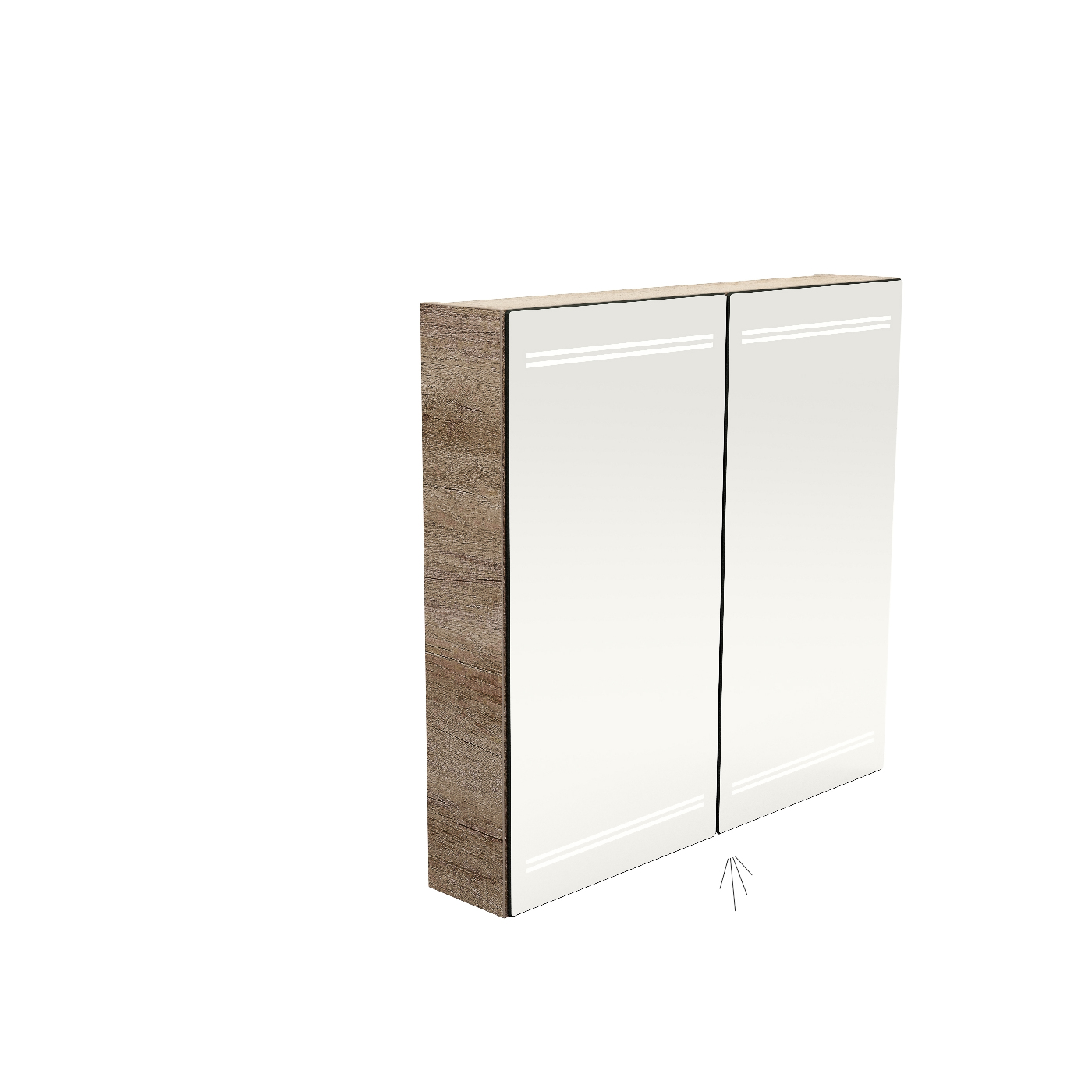 spiegelkast + verwarming SSKO 700-E afbeelding 2