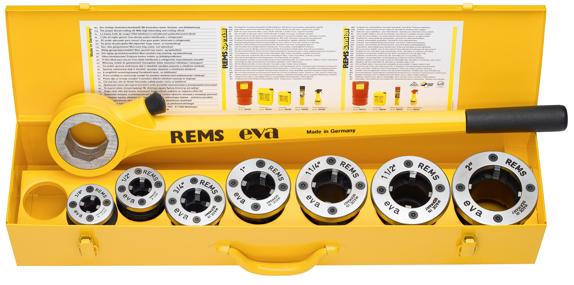 REMS EVA set R1/2-3/4-1-11/4-11/2-2 afbeelding 2
