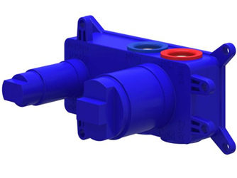 inbouwbox voor 2-gats inbouw wastafelkraan