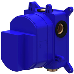 inbouwbox voor inbouwthermostaat met 2-weg stop-omstel