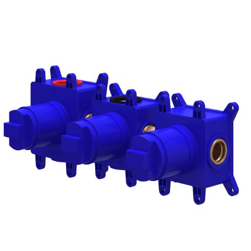 inbouwbox voor inbouwthermostaat met 2 stopkranen symmetry