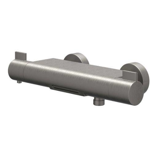 pact badkraan opbouw geborsteld metal black pvd