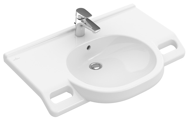v&b o.novo vita wastafel vita wit alpin 800 x 550 mm afbeelding 2