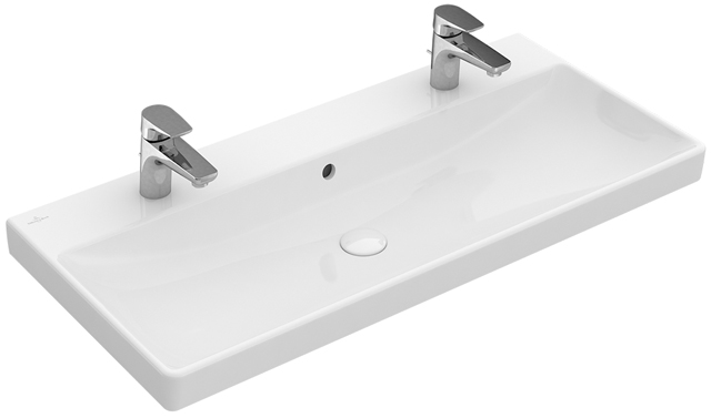 v&b avento meubelwastafel wit alpin ceramicplus 1000 x 470 mm afbeelding 2