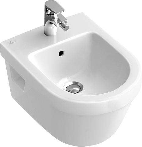 v&b architectura bidet wit alpin ceramicplus 370 x 530 mm afbeelding 2