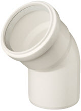 Rolux-pp rookgasbocht 80 mm e.w. wit 43 gr