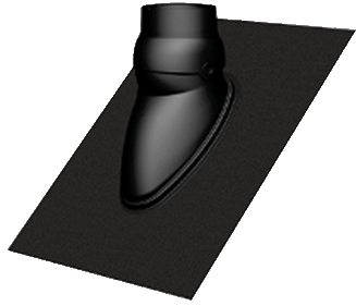 Ubbink ubiflexpan verstelb. + schaal zwart 090/110