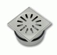 100x100 mm nv RVS put/rooster o.u. 50 mm afbeelding 2
