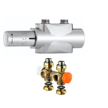 Heimeier multilux 4 set eclipse halo chroom 2-p afbeelding 2