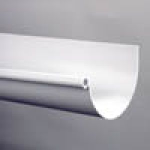pvc mastgoot 4` grijs l=4mtr