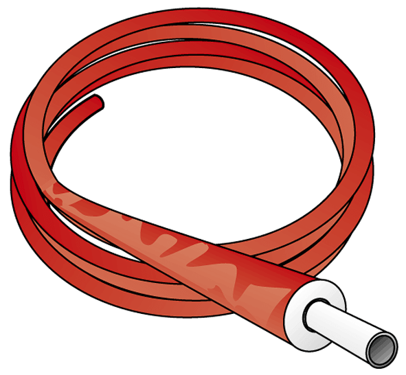 KeKelit Kelox KM136R buis m/iso 6mm PE-RT/alu 16x2mm 50m rood