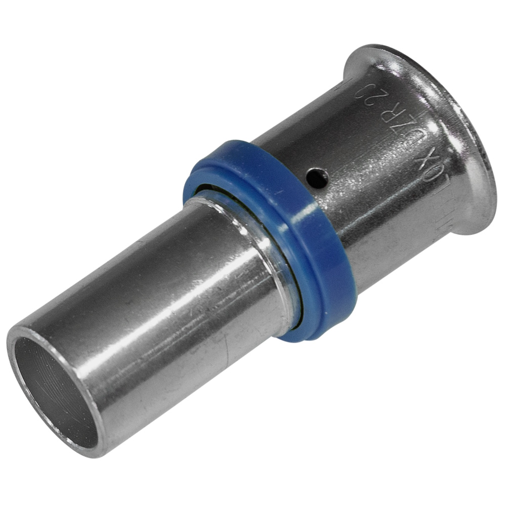 Kekelit KELOX KMU489 Pers spiesok recht 16x15 mm - CU met steunhulzen met O-ringen en RVS pershulzen