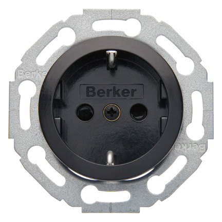 BERKER 474521 WCD RA INB 1V ZW GLAS/PAL/1930 afbeelding 2