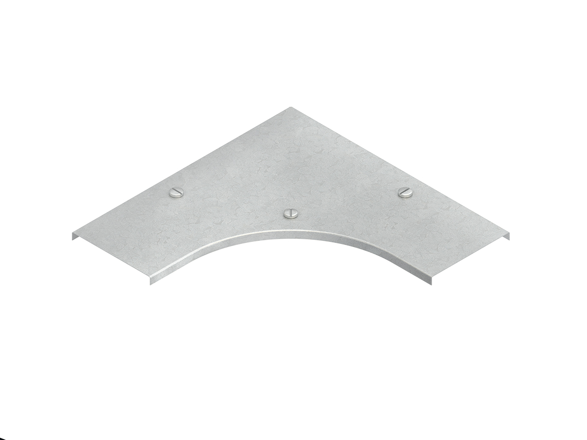 Kabelgoot hoekstukdeksel dr.sl. 200mm RESDV200 afbeelding 1