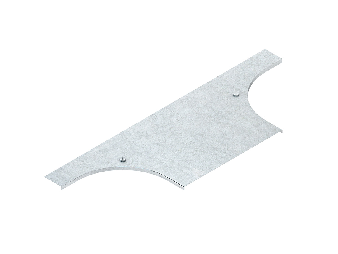 Kabelgoot aftakstukdeksel dr.sl. 120mm RTADV120 afbeelding 1