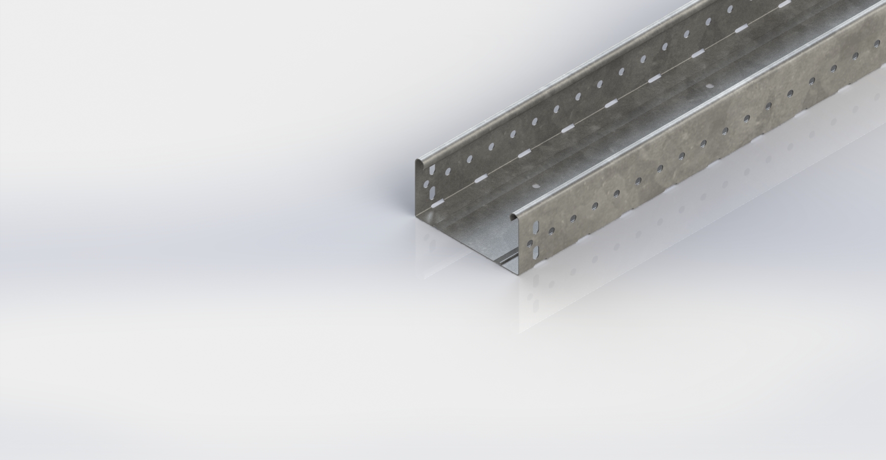 Kabelgoot montaperf. 60 120mm 3m kopp RLUC60.120 afbeelding 1