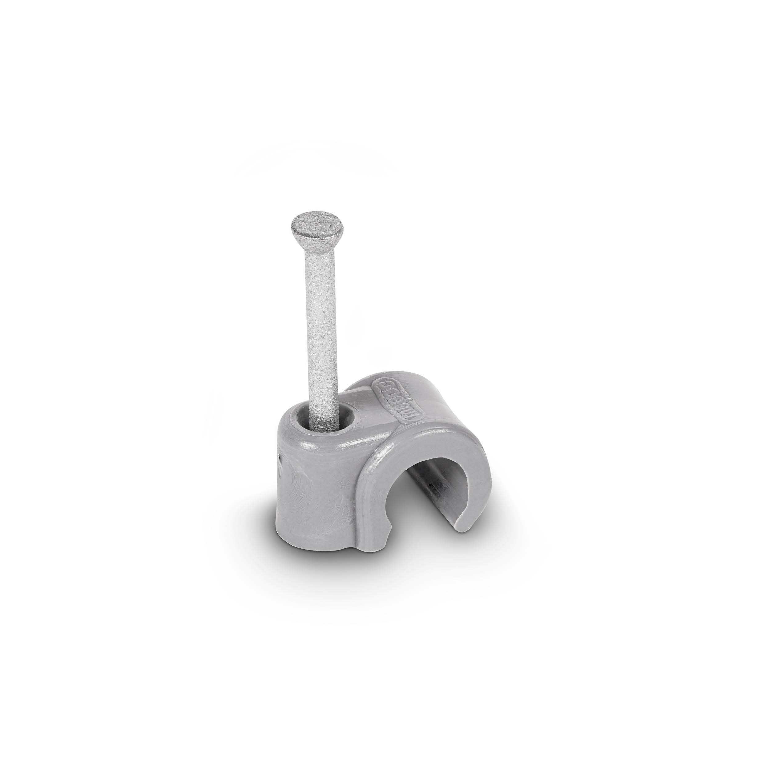Mepac spijkerclips 8-10mm grijs (100 stuks) spijkerlengte 25mm