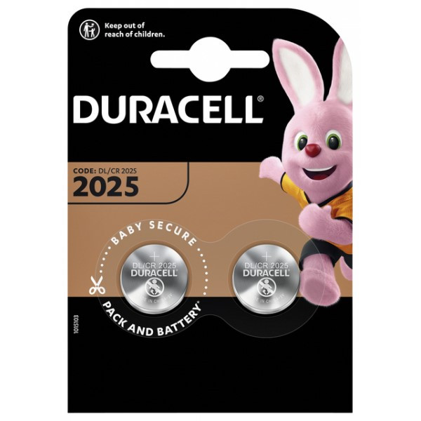 DURACELL DL20 25 KNOOPCEL LITH CR2025 3V