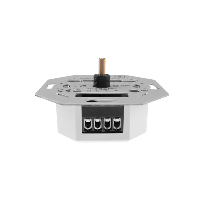 LED dimmer 2-350W universeel toepasbaar in bestaande hotelschakeling draaidruk dimmer Tronix 215-131