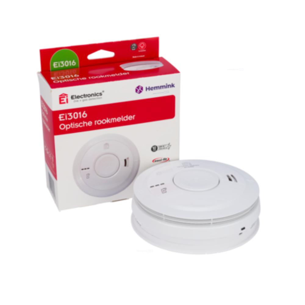 Ei3016 rookmelder Ei Electronics met stofcompensatie (230V) met 10-jaars Lithium backup afbeelding 2