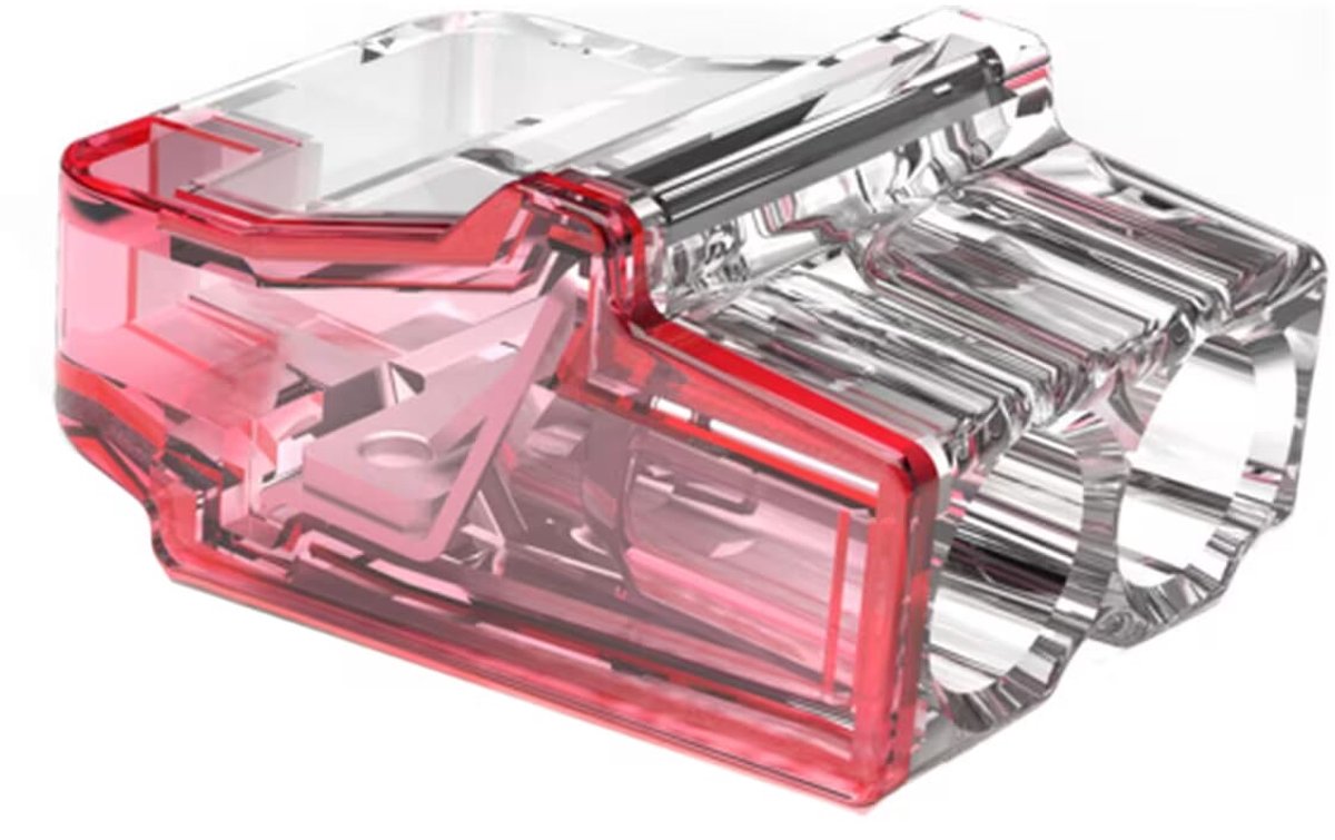 Conex Lasklem 2v 2,5mm² rood CH2002M