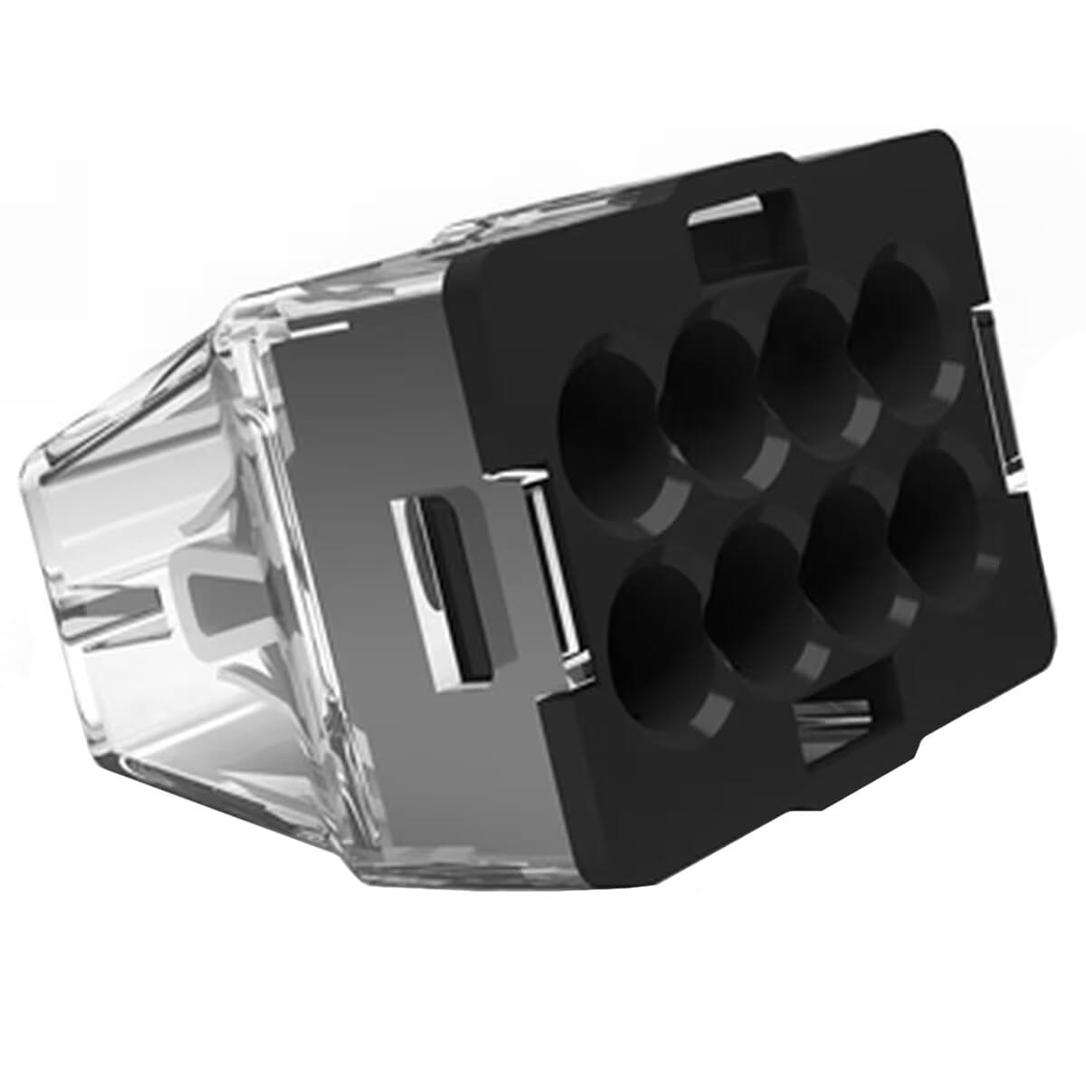 Conex lasklem 8 polig grijs met verbeterde grip 0.5 tot 2.5mm² 24A 450V CH2008M