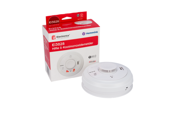 EI Multi-sensormelder hitte / koolmonoxide 230V+ 10 jaar lithium back-up en AudioLink EI3028