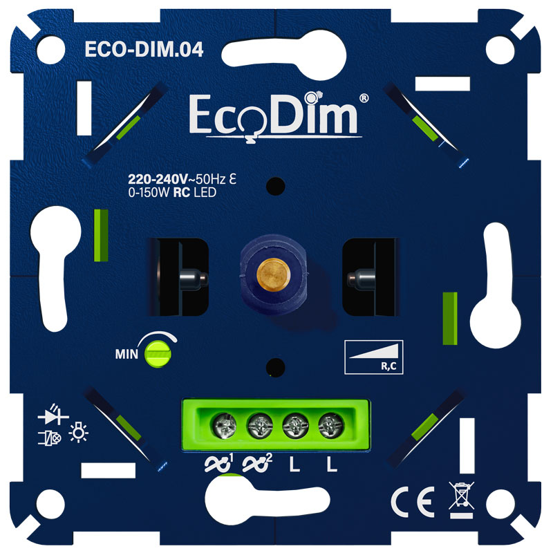 LED-dimmer 0-300W fase afsnijding ECO-DIM.04 afbeelding 1