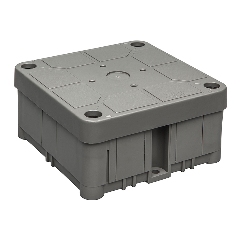 ABB HAF Kabeldoos met deksel incl. 3x inzet 16mm opbouw grijs 3640 S