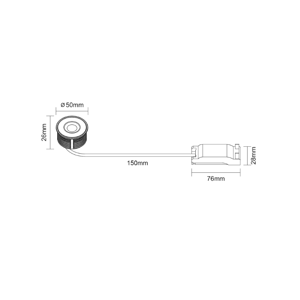 LED spot 5W 550 lumen 38° 2000K 2700K dimbaar vervangt GU10 lamp slechts 26mm hoog wit DIM to WARM