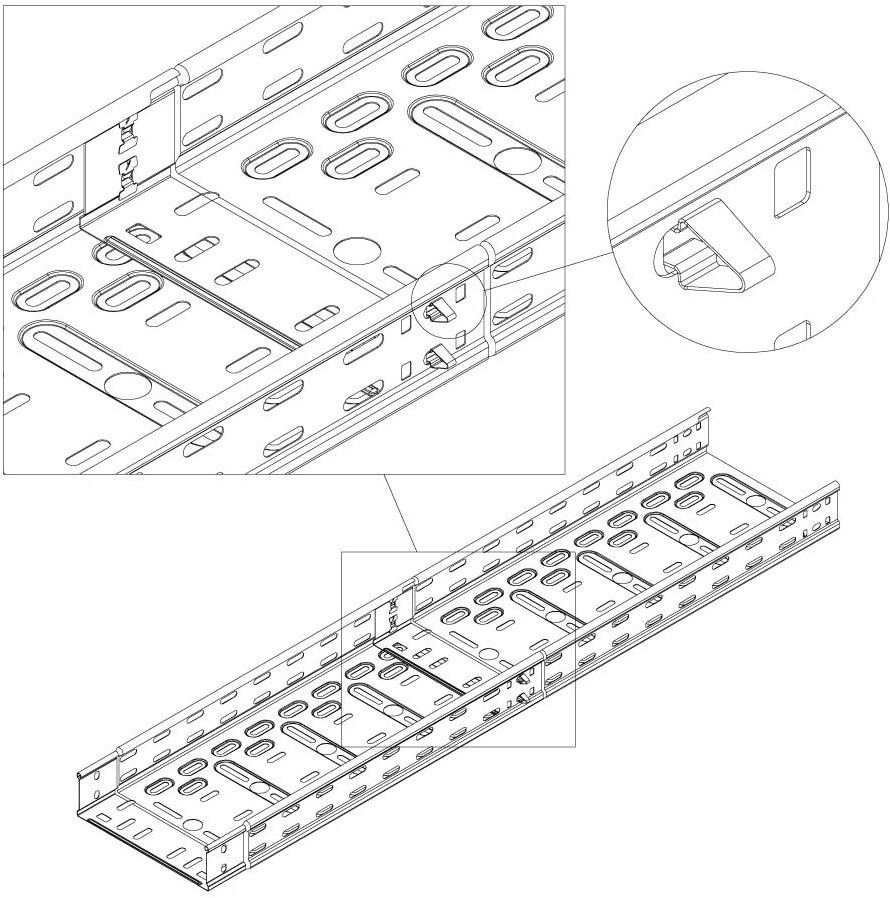 Push lock clip RVS vervangt boutje moertje (Per 1 stuk)