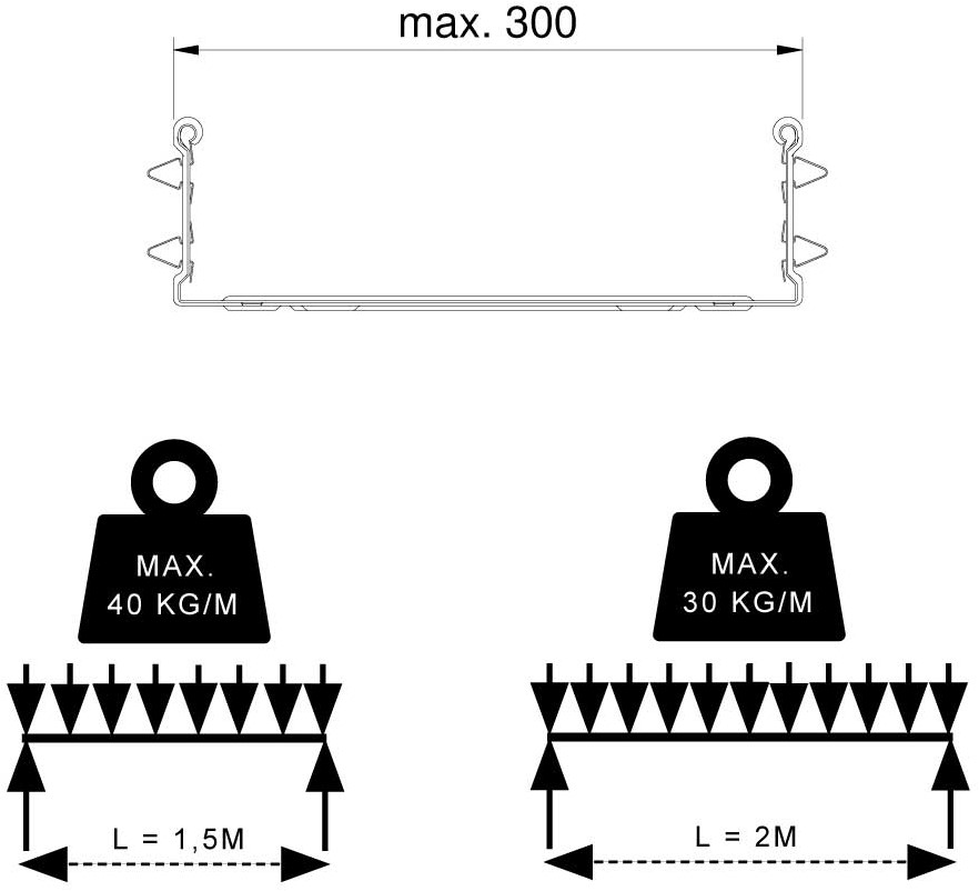 Push lock clip RVS vervangt boutje moertje (Per 1 stuk)