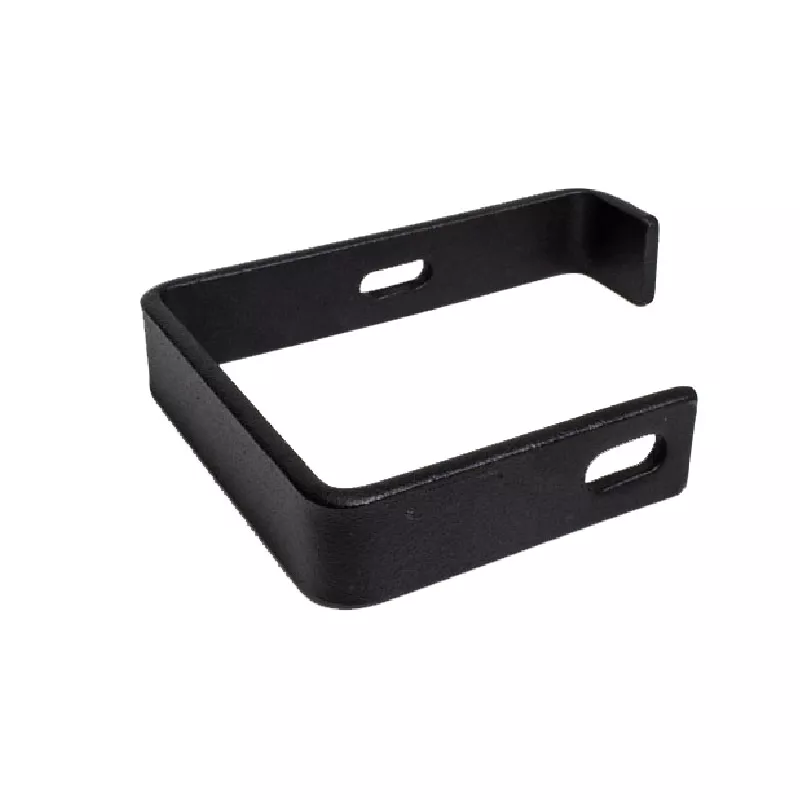 Open C beugel 150mm voor kabelgoot structuur mat zwart RAL9005