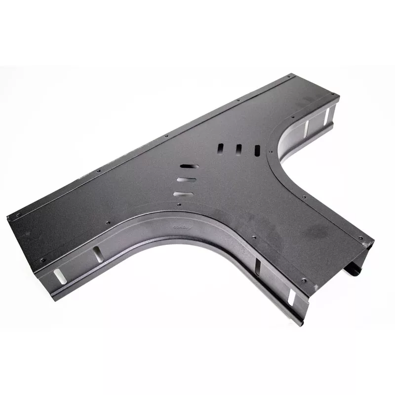 T stuk 150mm kabelgoot zwart structuur RAL9005 afbeelding 3