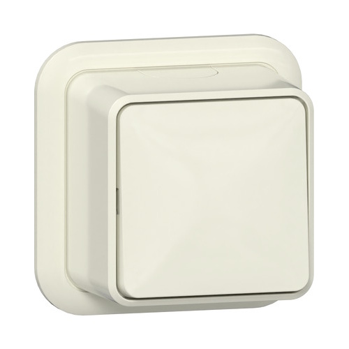 Gira opbouw wisselschakelaar crème&nbsp;wit 310610 afbeelding 2