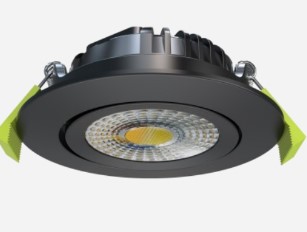 Inbouwspot BathLED GEN3 6W CCT 2700-4000K 350lm IP54 (øxh) 82x25mm dimbaar zwart rond