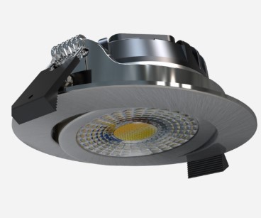 Inbouwspot BathLED GEN3 6W D2W 1800-2700K 350lm IP54 (øxh) 82x25mm dimbaar nikkel rond
