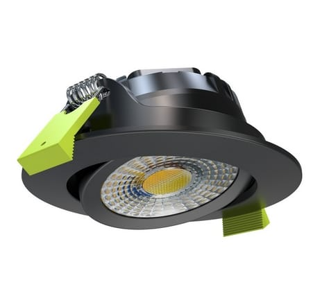 Inbouwspot BathLED GEN3 Mini 5W CCT 2700-4000K 320lm IP54 (øxh) 65x25mm dimbaar zwart rond