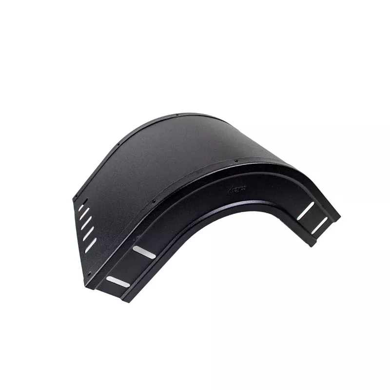 Stijgbocht kabelgoot 200mm structuur zwart afbeelding 4