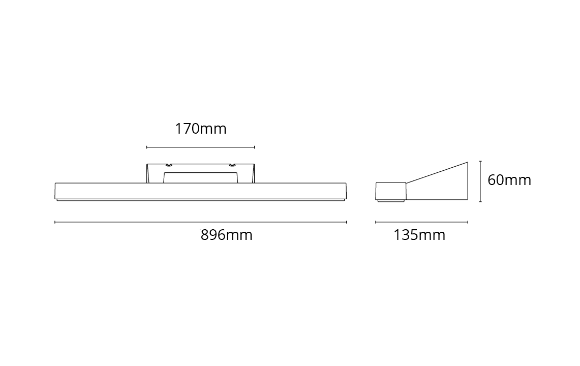 SG 114433 View Zwart 23W 1480lm 4000K