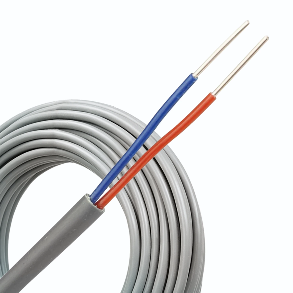 Dynamic PVC signaalkabel Yr 2x0,8 mm grijs Dca-s2 (ring 100m) afbeelding 2