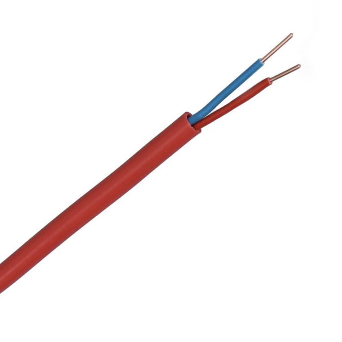 Dynamic PVC brandmeldkabel Yr 2x0,8 mm rood Dca-s2 (ring 100m) afbeelding 2