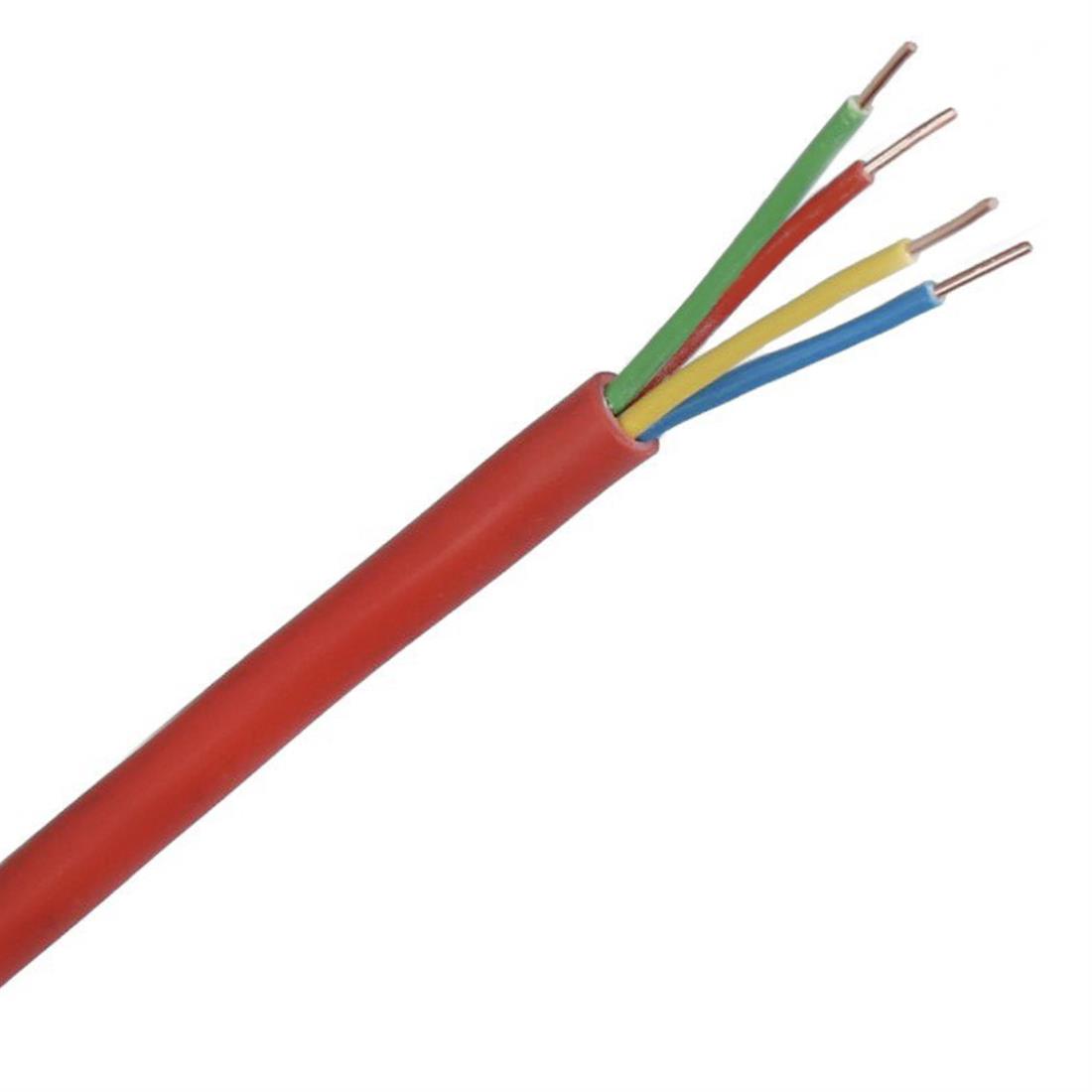 Dynamic PVC brandmeldkabel Yr 4x0,8 mm rood Dca-s2 (ring 100m) afbeelding 2
